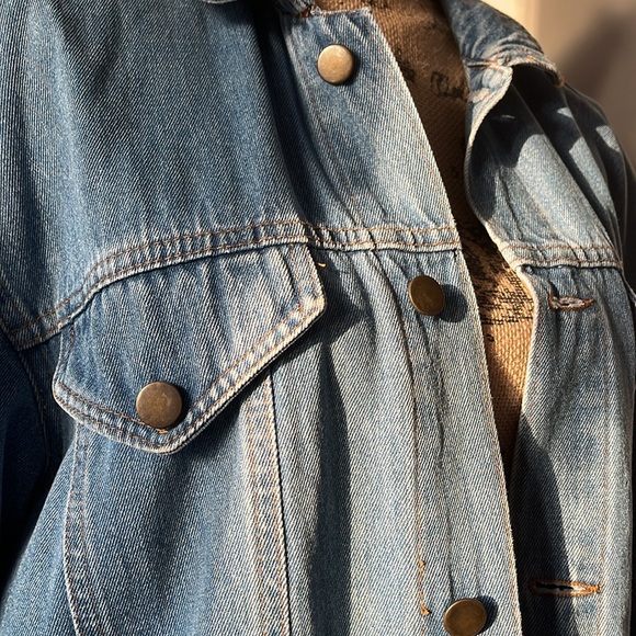 vintage visa classic denim jean jacket - Picture 5 of 6